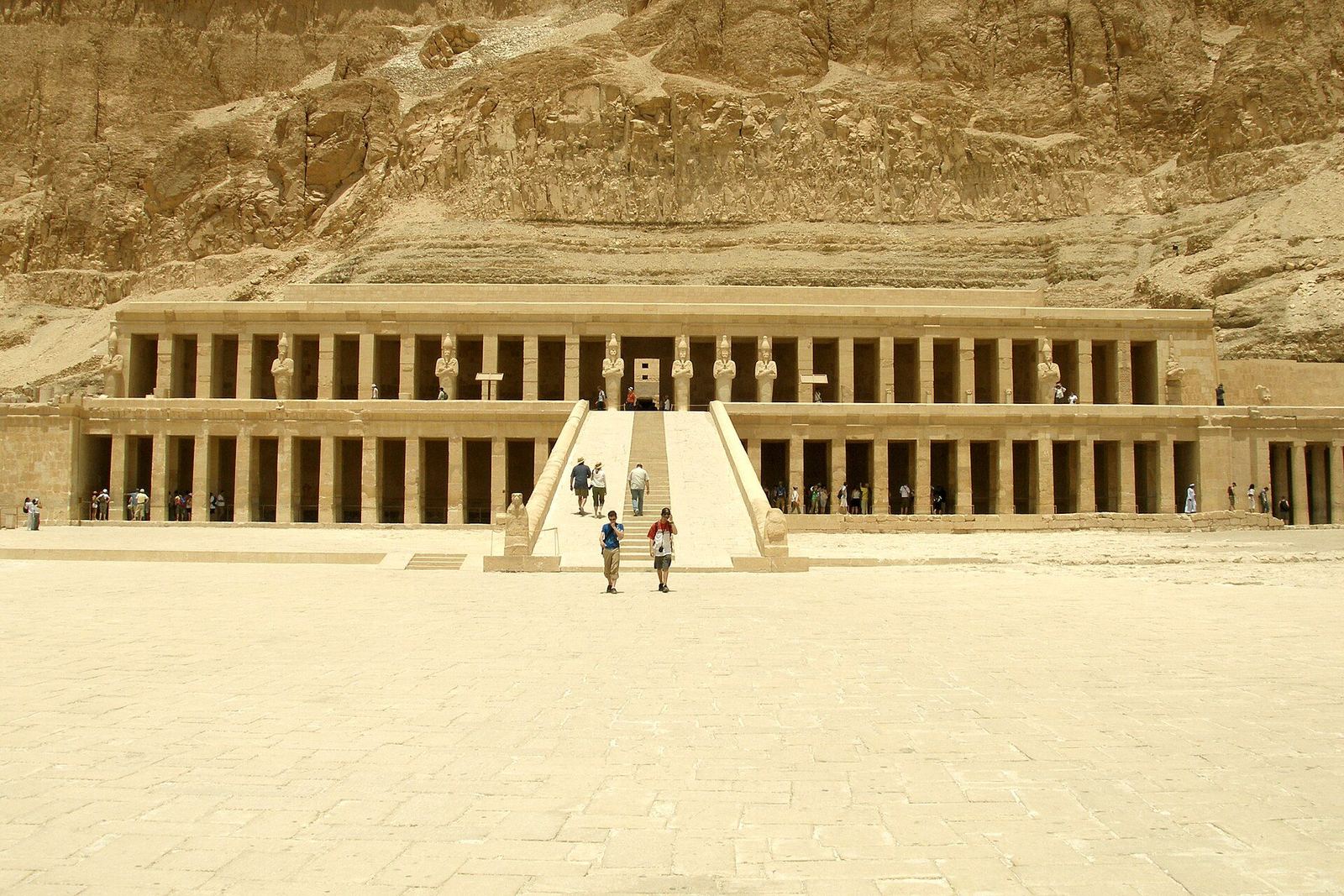 The terraced Temple of Hatshepsut at Deir el-Bahari