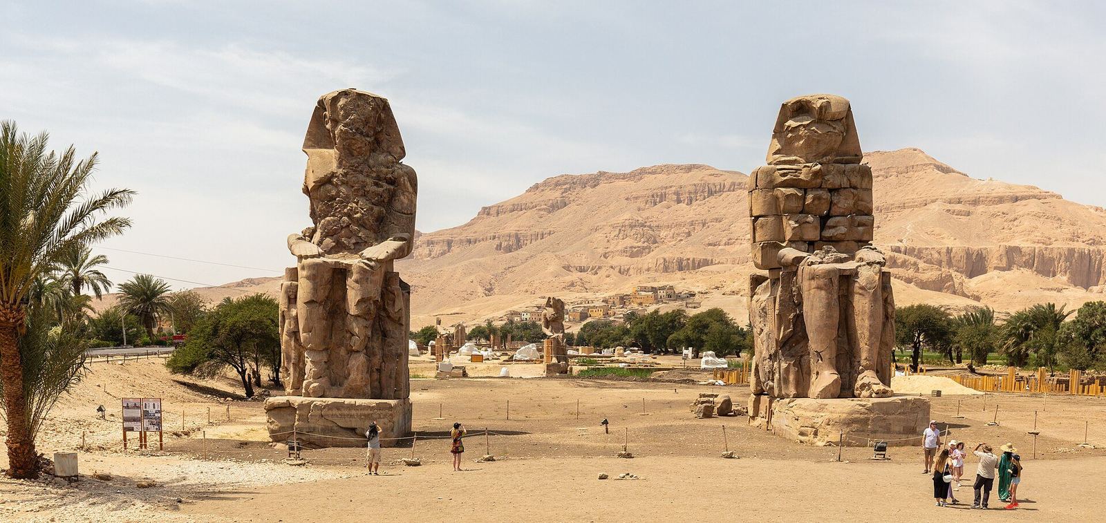 The Colossi of Memnon on Luxor's West Bank